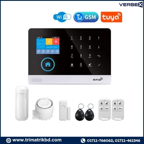 Verbex VT-PG103 Alarm System for Home Burglar Security 433MHz WiFi GSM Alarm Wireless Tuya Smart alarm App Control