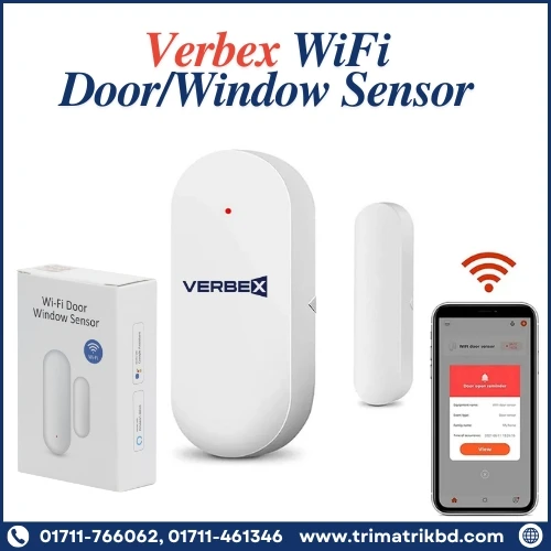 Verbex  WiFi Door / Window Sensor Work with Amazon Alexa/Google Assistance and Support all Smart Life/Tuya smart App | বাড়ির নিরাপত্তা স্মার্টভাবে নিশ্চিত করুন