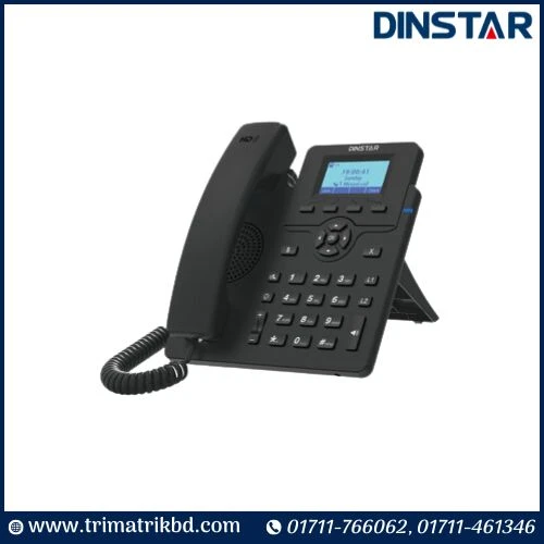 DINSTAR C61SP Entry Level POE IP Phone With Adapter