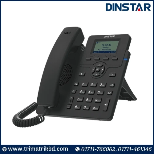 DINSTAR C60SP Entry Level POE IP Phone (Without Adapter)