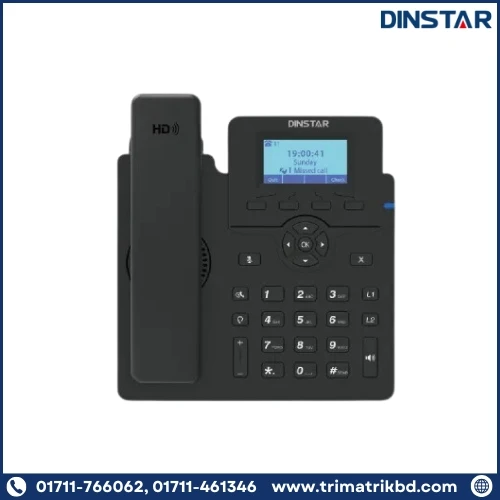 DINSTAR C60U-W Wi-Fi IP Phone with POE & Without Adapter