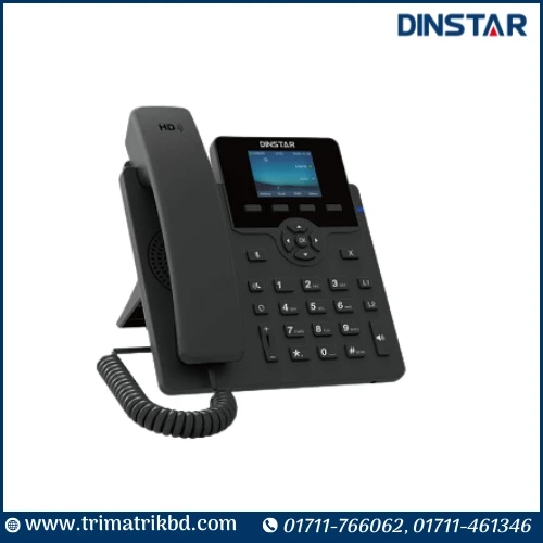 DINSTAR C62UP Color Screen IP Phone with POE & Without Adapter