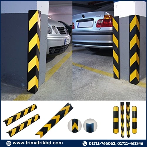 Rubber Column Guard Round Corner Guard Car Parking Garage Protector