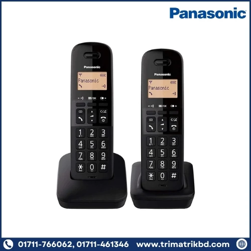 Panasonic KX-TGB612 Cordless Black Phone Set