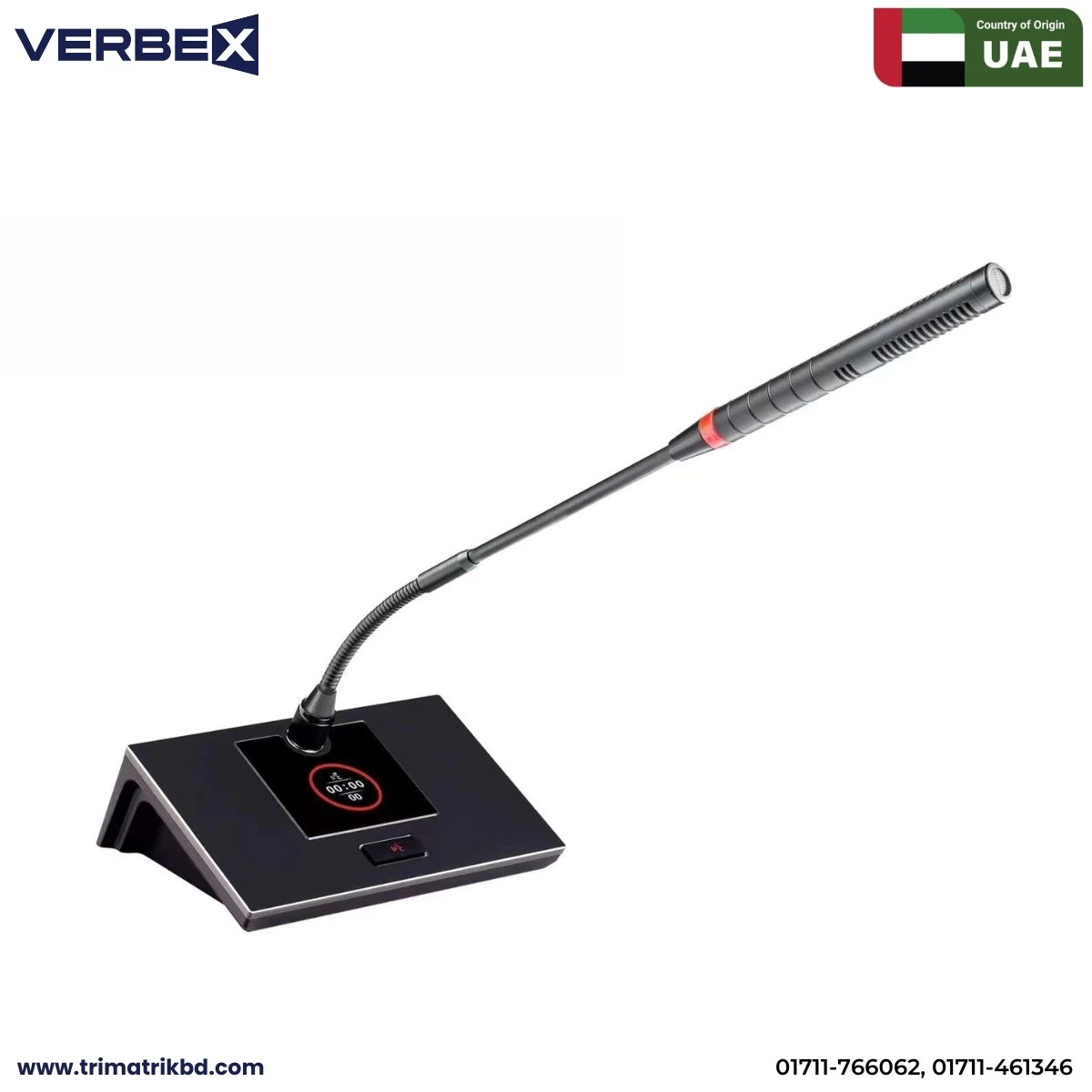 Verbex VT-2620C Wireless Conference System Chairman Unit