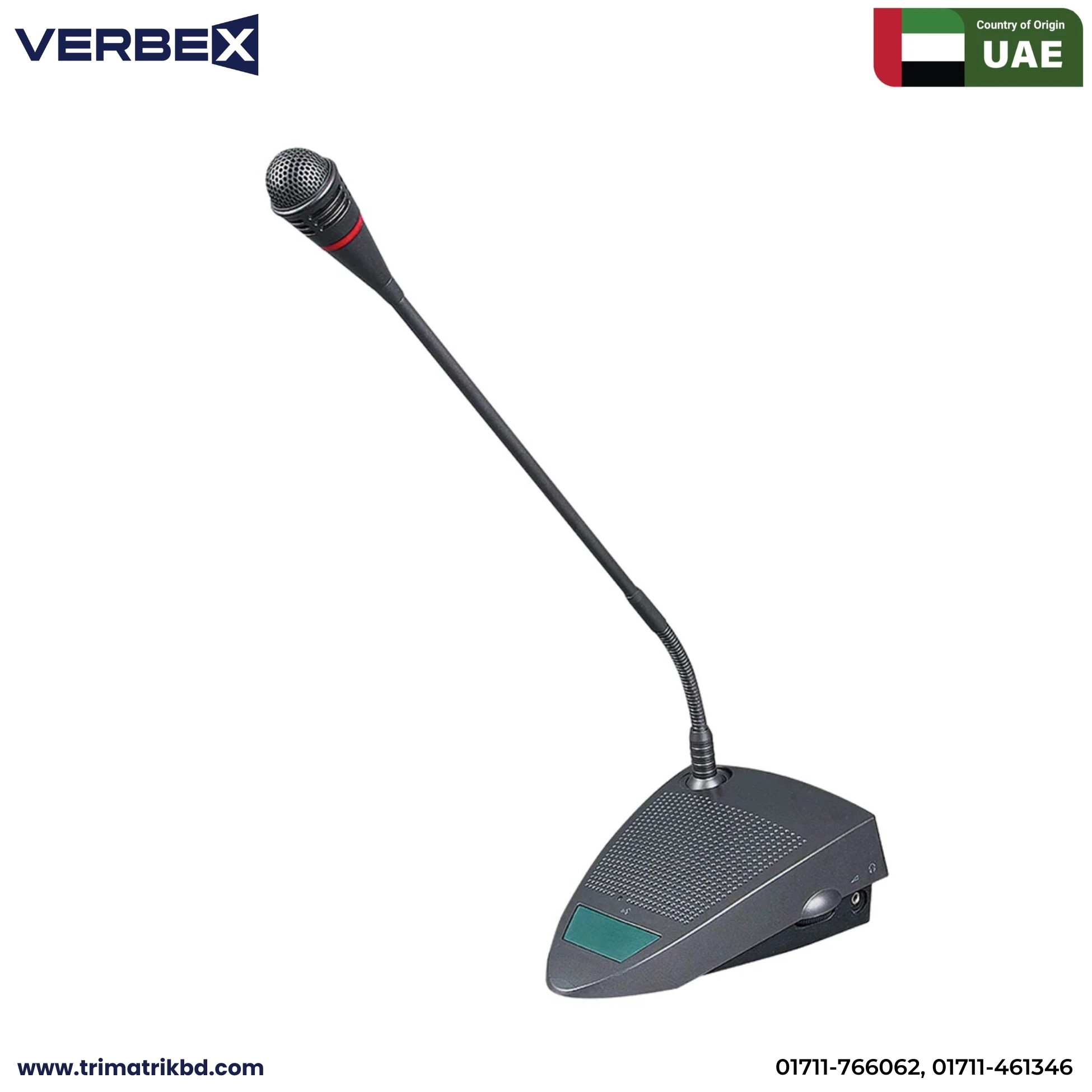Verbex VT-801D Conference Delegates Microphone