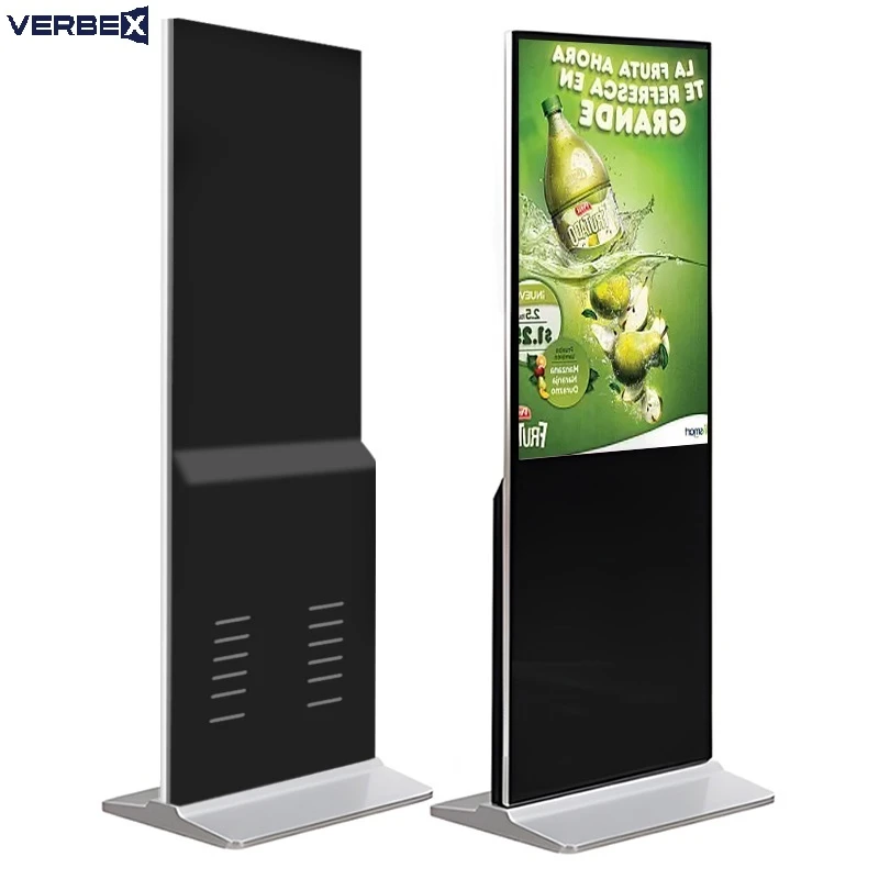 Verbex VT-ADS55T 55-inch IR Touch Floor Standing Signage Kiosk Display