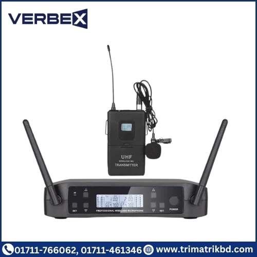 Verbex VT-GLXD4 UHF Wireless Microphone ( 1-Tie)