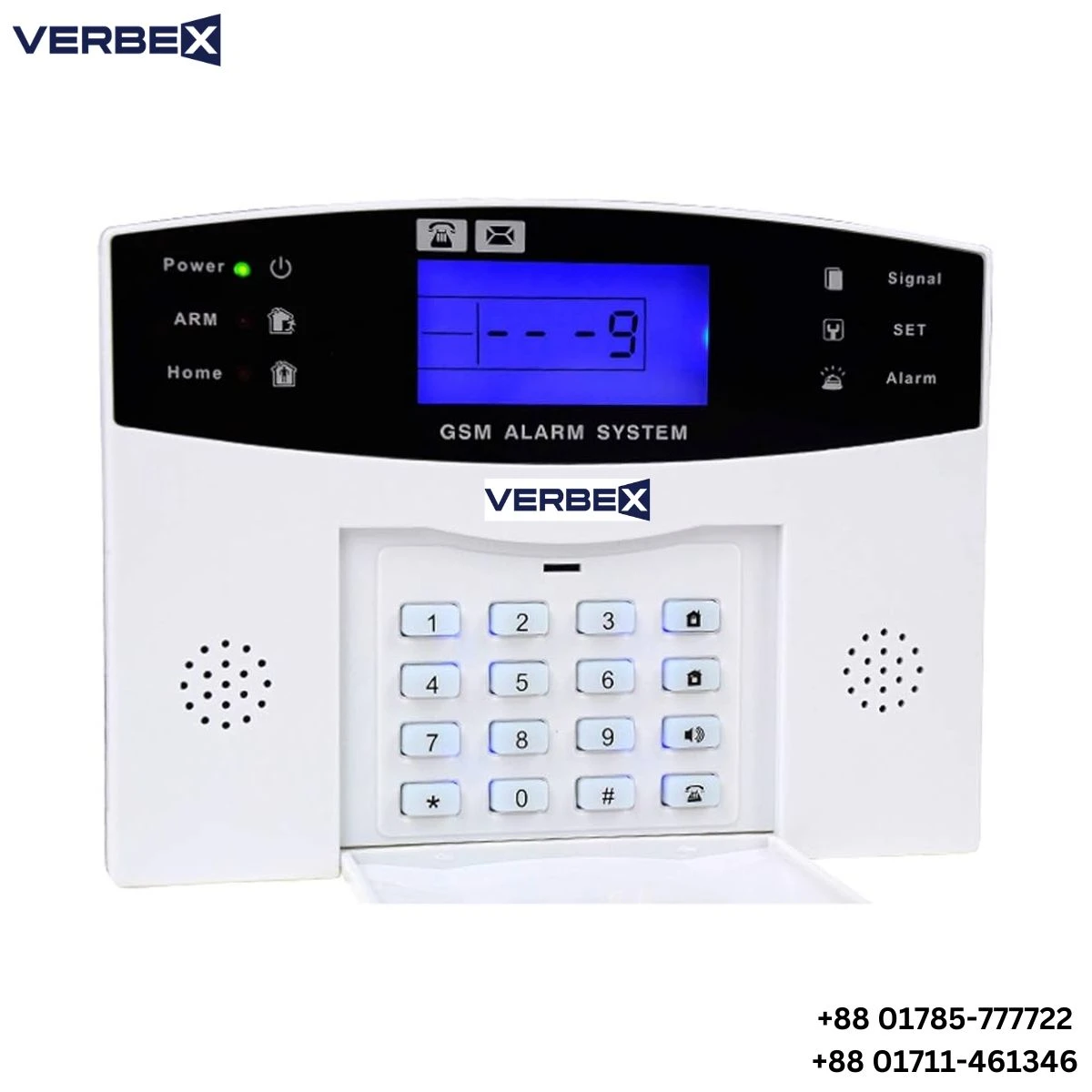 Verbex VT-W215 APP Remote Control Alarm Panel 8-Wired and 200-Wireless Zones Home Security WIFI GSM GPRS Burglar Alarm System RFID Card Arm Disarm