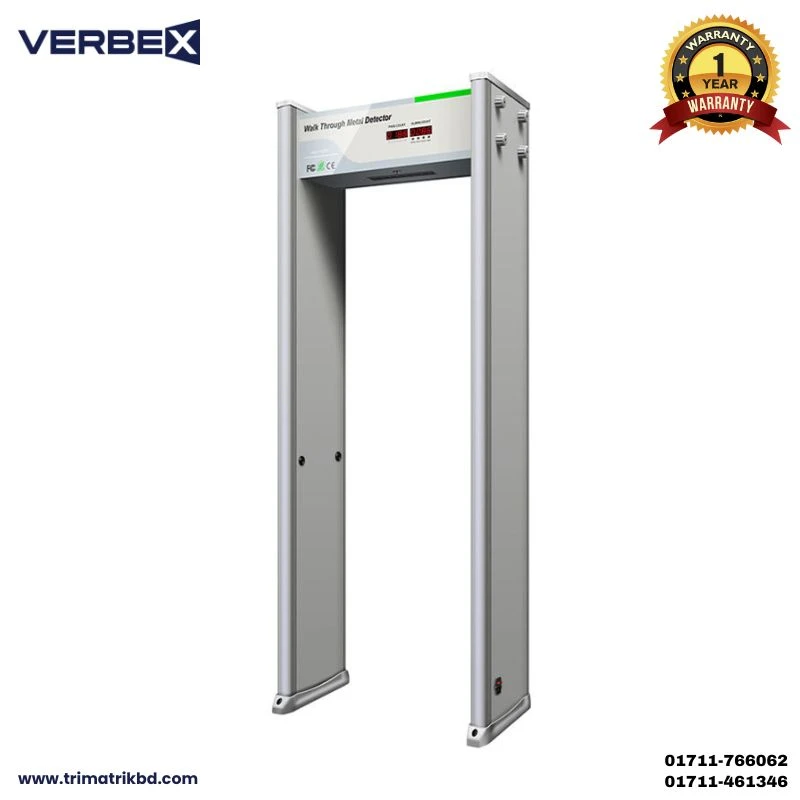 Verbex VTS-WD18S 18-Zones Full Body Scanner Walk through Archway Metal Detector Gate