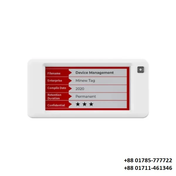 ZK Digimax F34080433 Price Label - Size : 2.66inch Electronic Shelf Label (ESL)