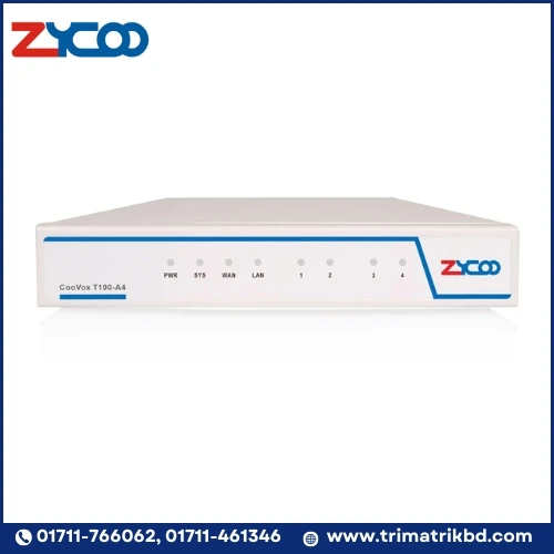 ZYCOO T100-A4 IP PBX with 4FXO